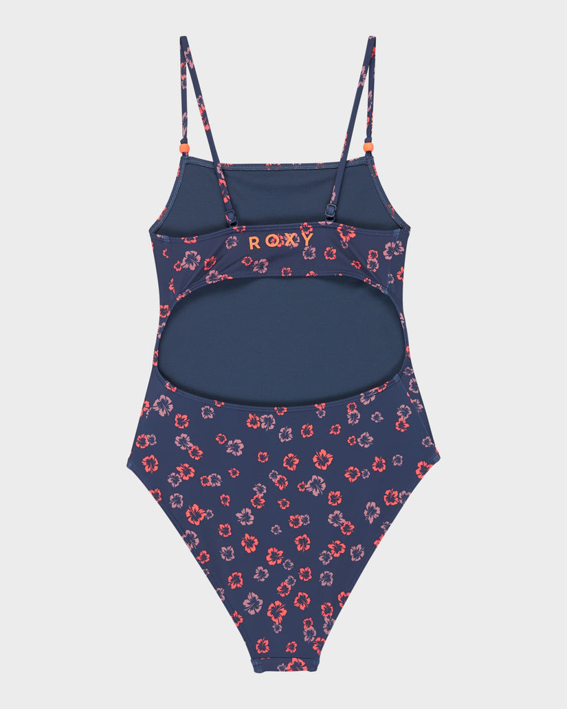 Girls 8-16 Cute Ditsy One Piece Swimsuit