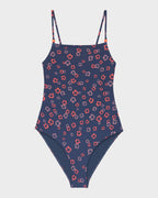 Girls 8-16 Cute Ditsy One Piece Swimsuit