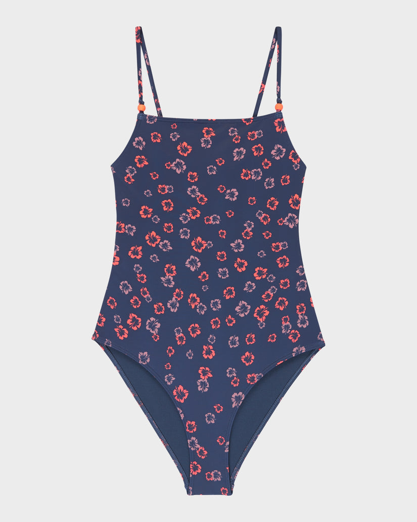 Girls 8-16 Cute Ditsy One Piece Swimsuit