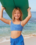 Girls 8-16 Beach Check Two Piece