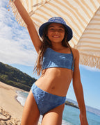 Girls 8-16 Beach Check Two Piece