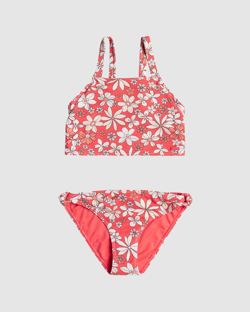 Girls 8-16 Fab Floral Crop Two Piece