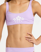 Girls 6-16 Solid Active Bralette Set Two Piece