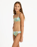 Girls 6-16 Letter Up Bralette Set Two Piece