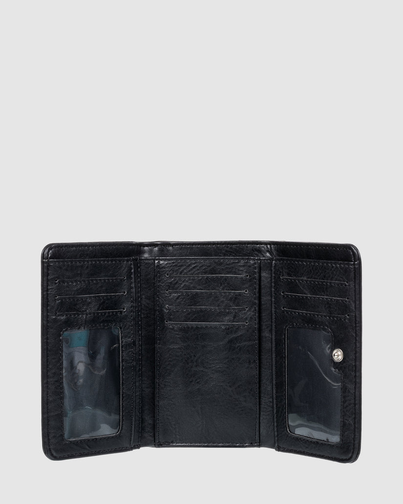 Womens Crazy Diamond Tri Fold Wallet