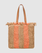 Womens Wide Eyed Palmtree Tote Bag