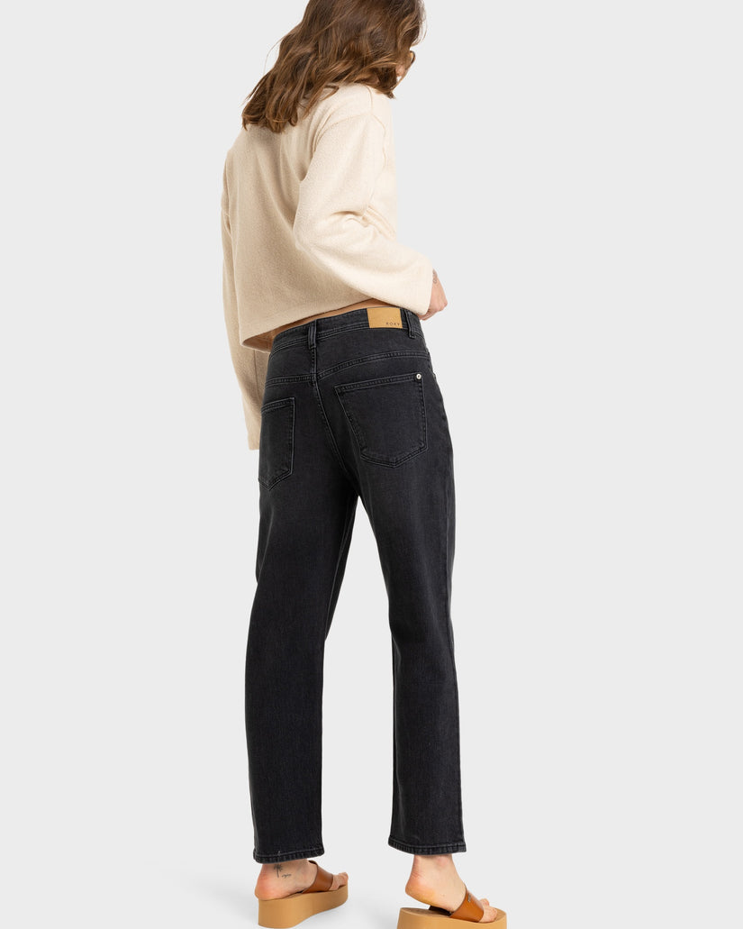 Womens Patti Straight Mid Denim Pants