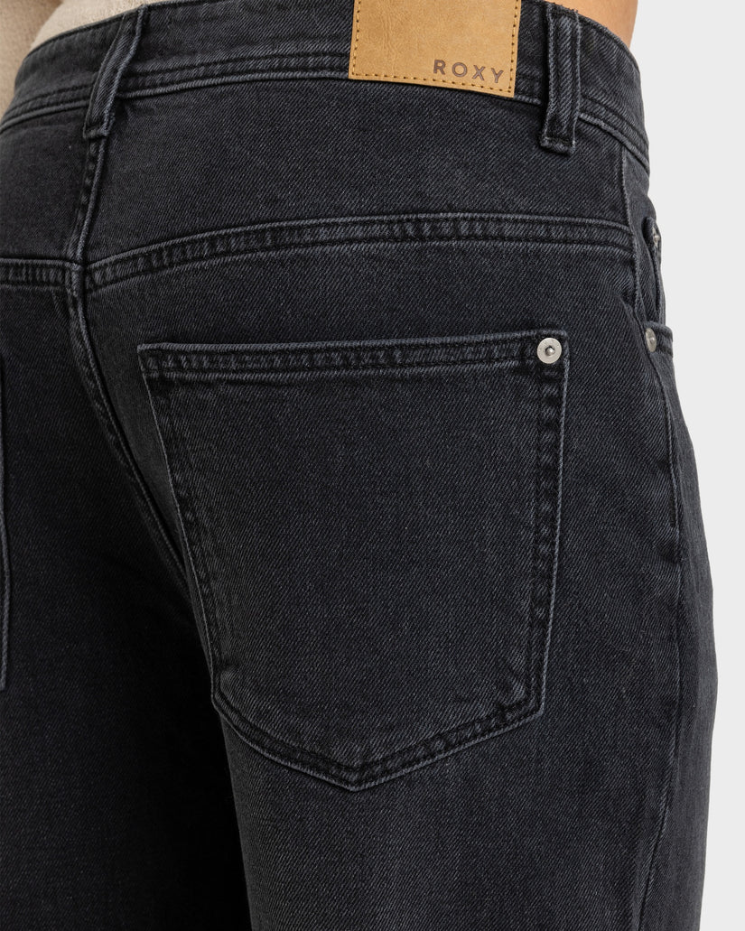 Womens Patti Straight Mid Denim Pants