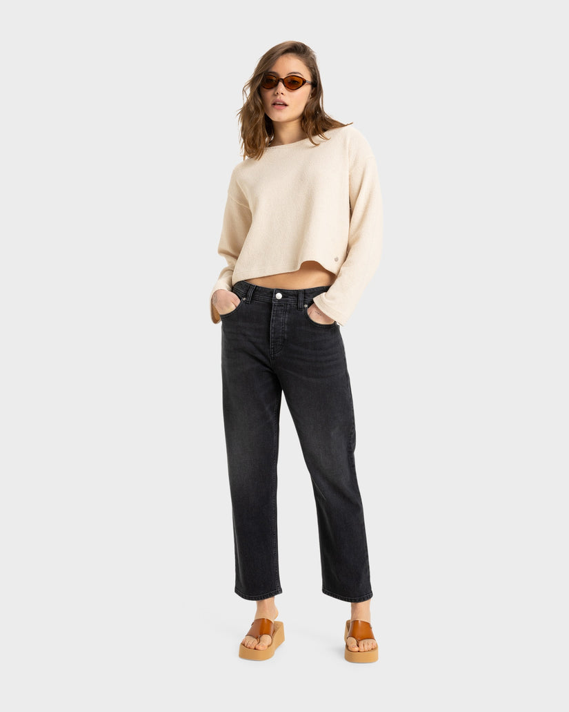 Womens Patti Straight Mid Denim Pants