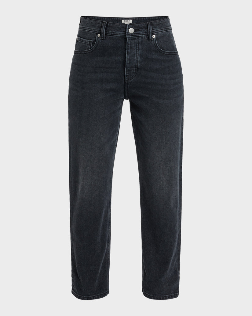 Womens Patti Straight Mid Denim Pants