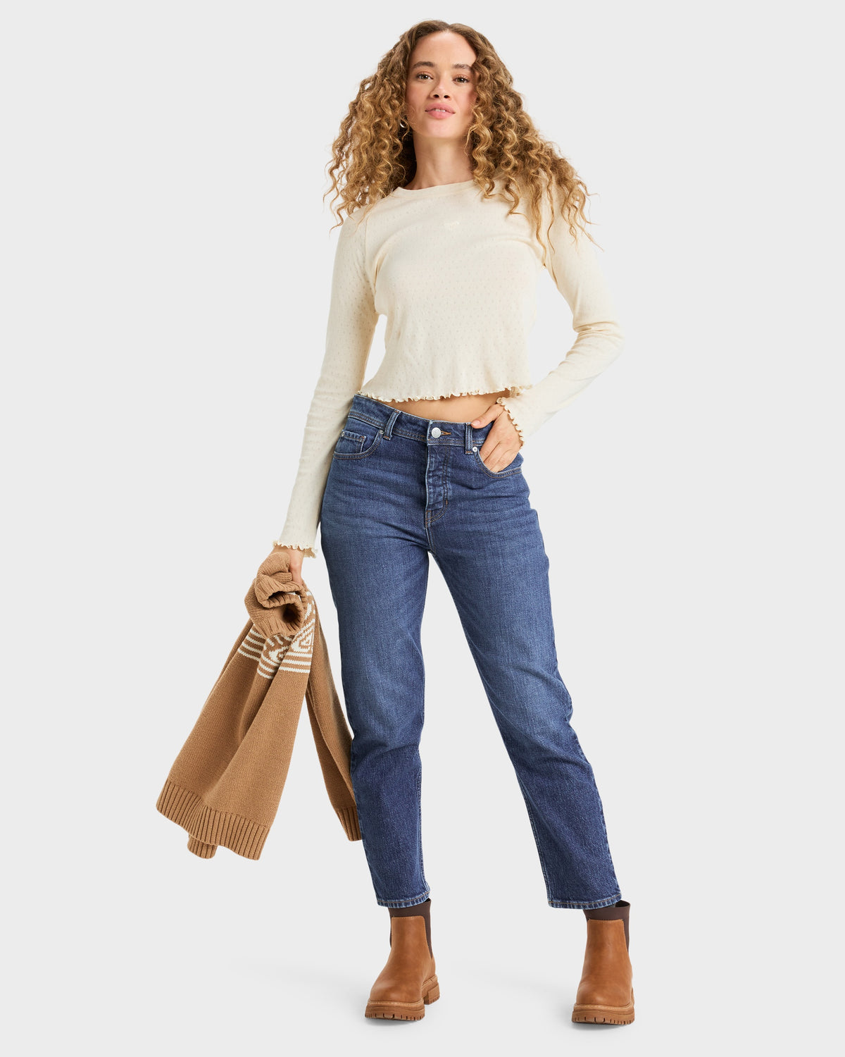 Womens Patti Straight Denim Jeans