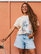Womens Morning Splend Denim Shorts