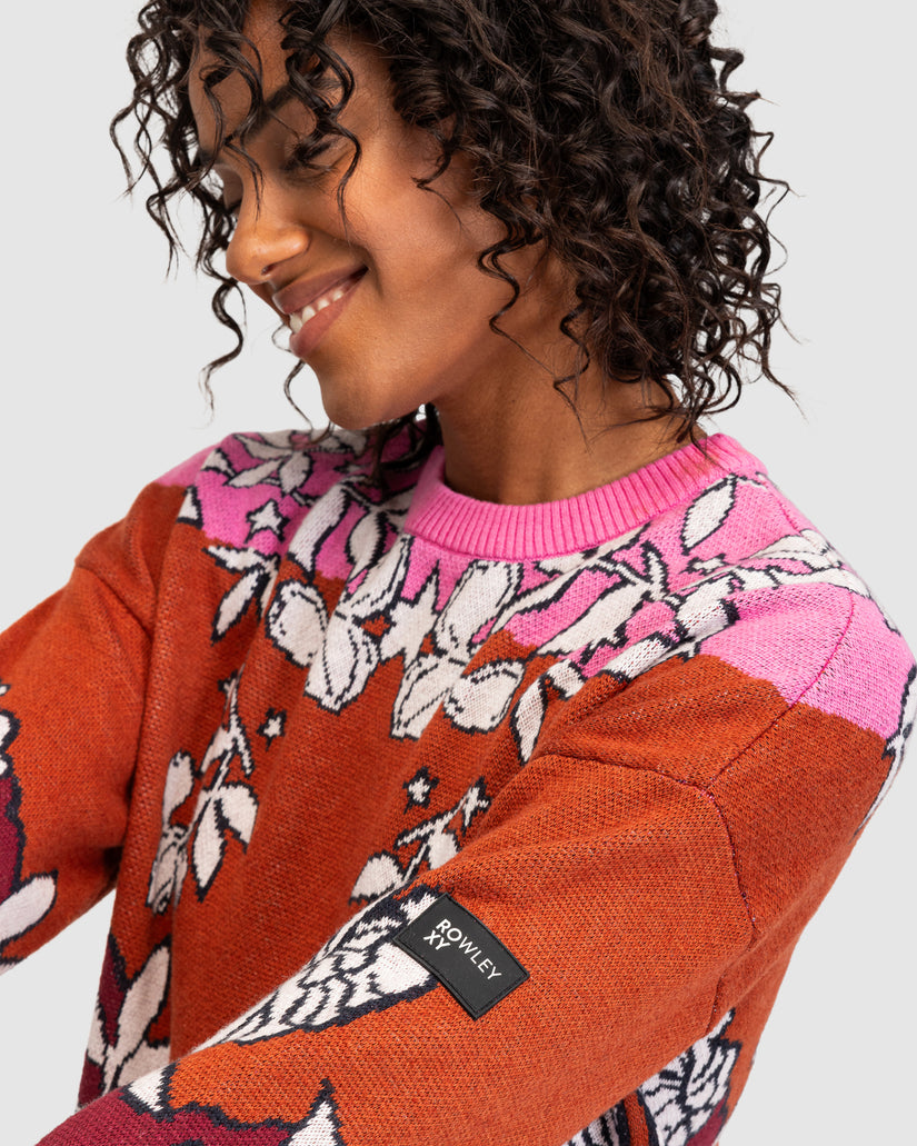 Womens Roxy X Rowley Crew Neck