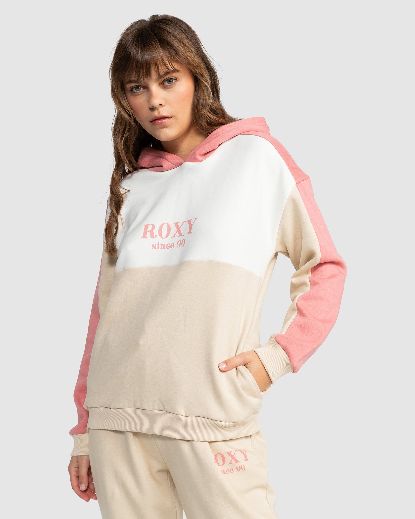 Womens Sunset Waves Pullover Hoodie Australia