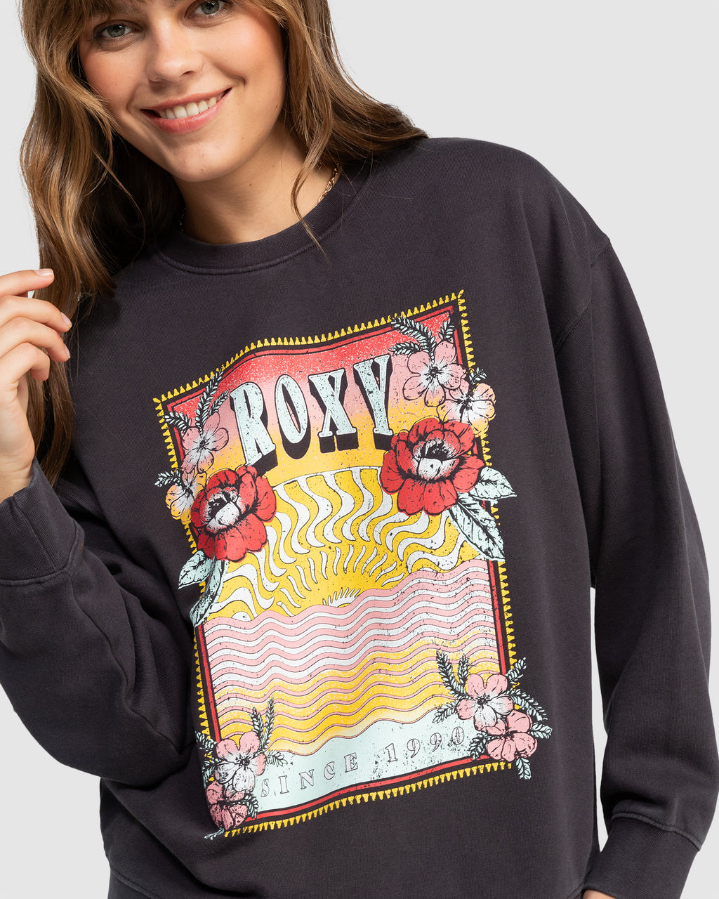 Womens Into The Night Crew Neck