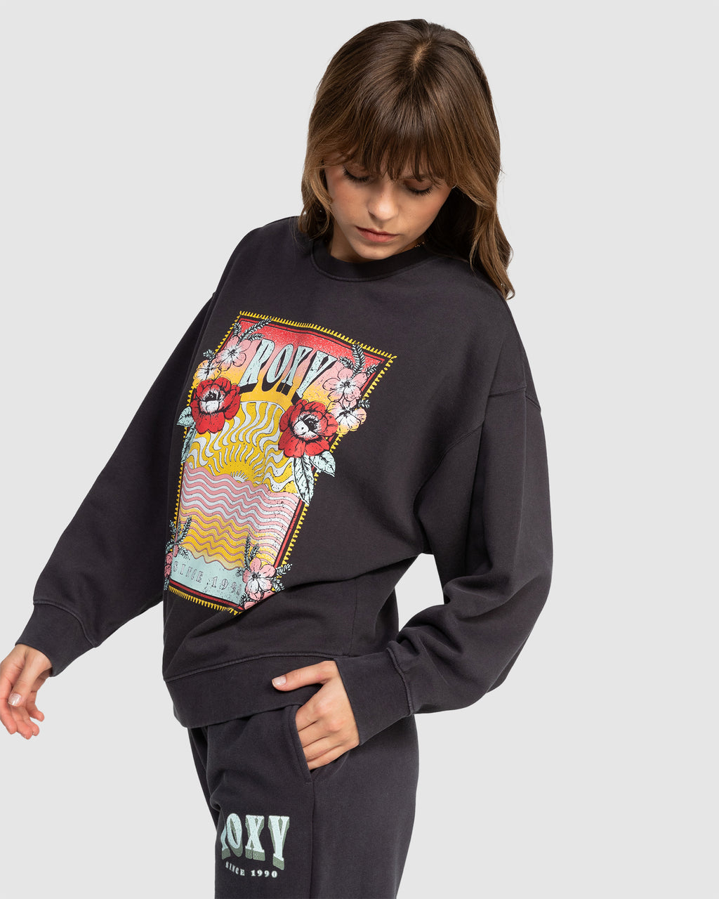 Womens Into The Night Crew Neck