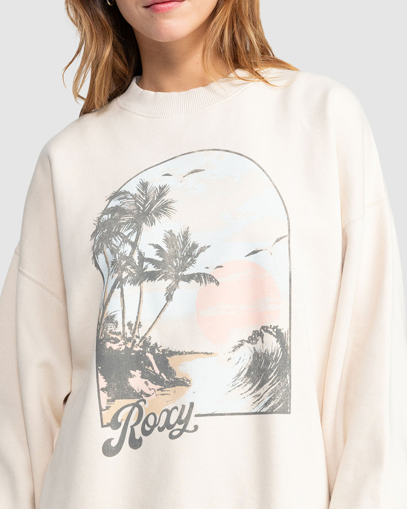 Womens Lineup Oversized Crew Neck
