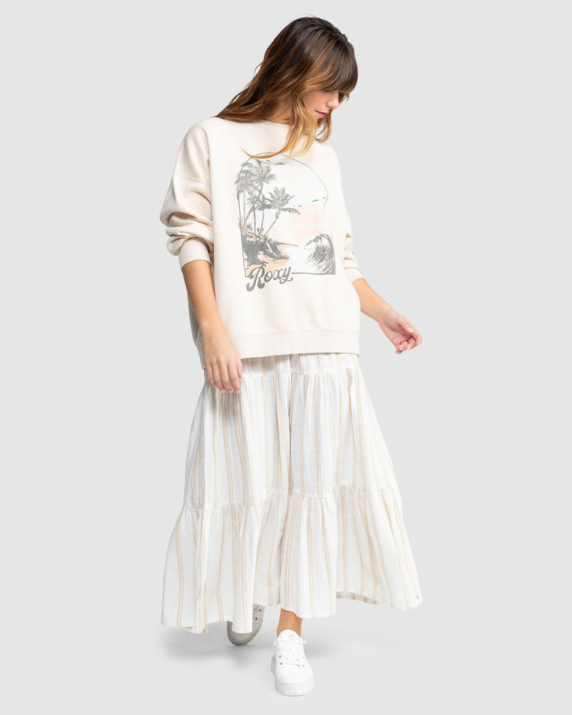 Womens Lineup Oversized Crew Neck