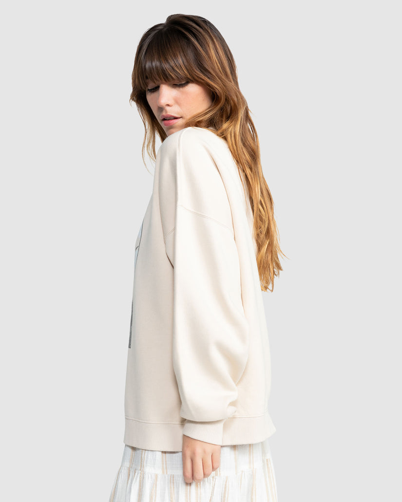 Womens Lineup Oversized Crew Neck