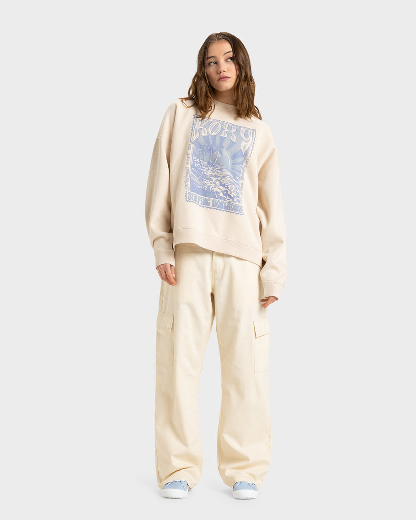 Womens Lineup Oversizedd Crew Neck