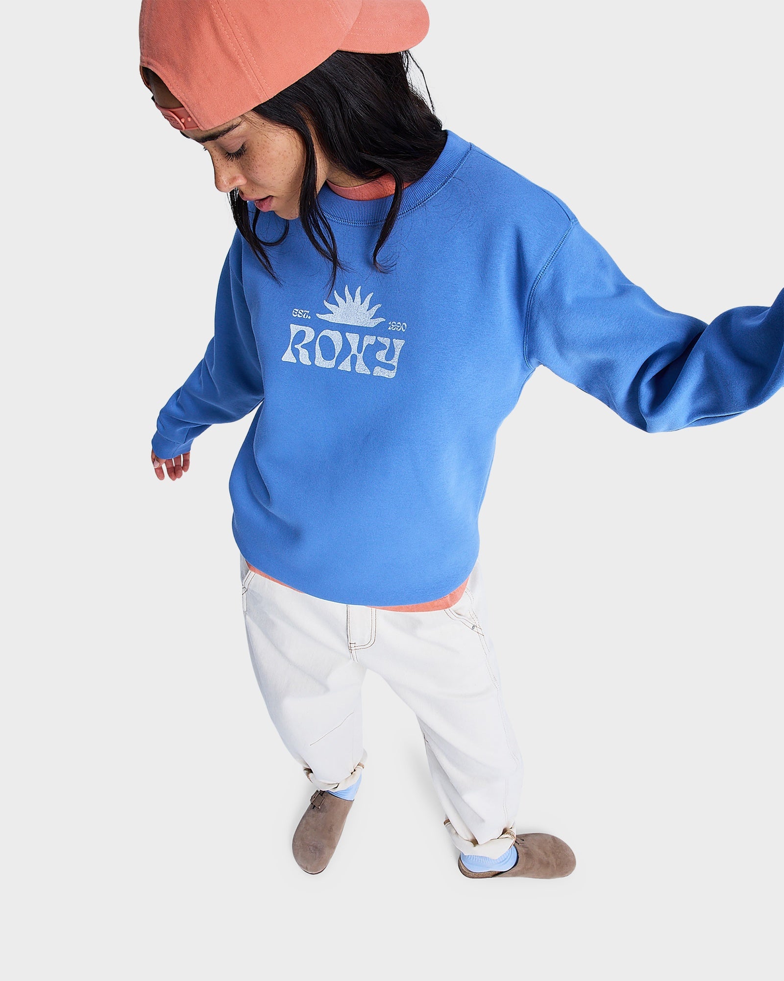 Womens Surf Stoked Crew Neck