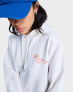 Womens Lineup Oversized Pullover Hoodie