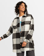 Womens Check The Swell Checkered Shacket