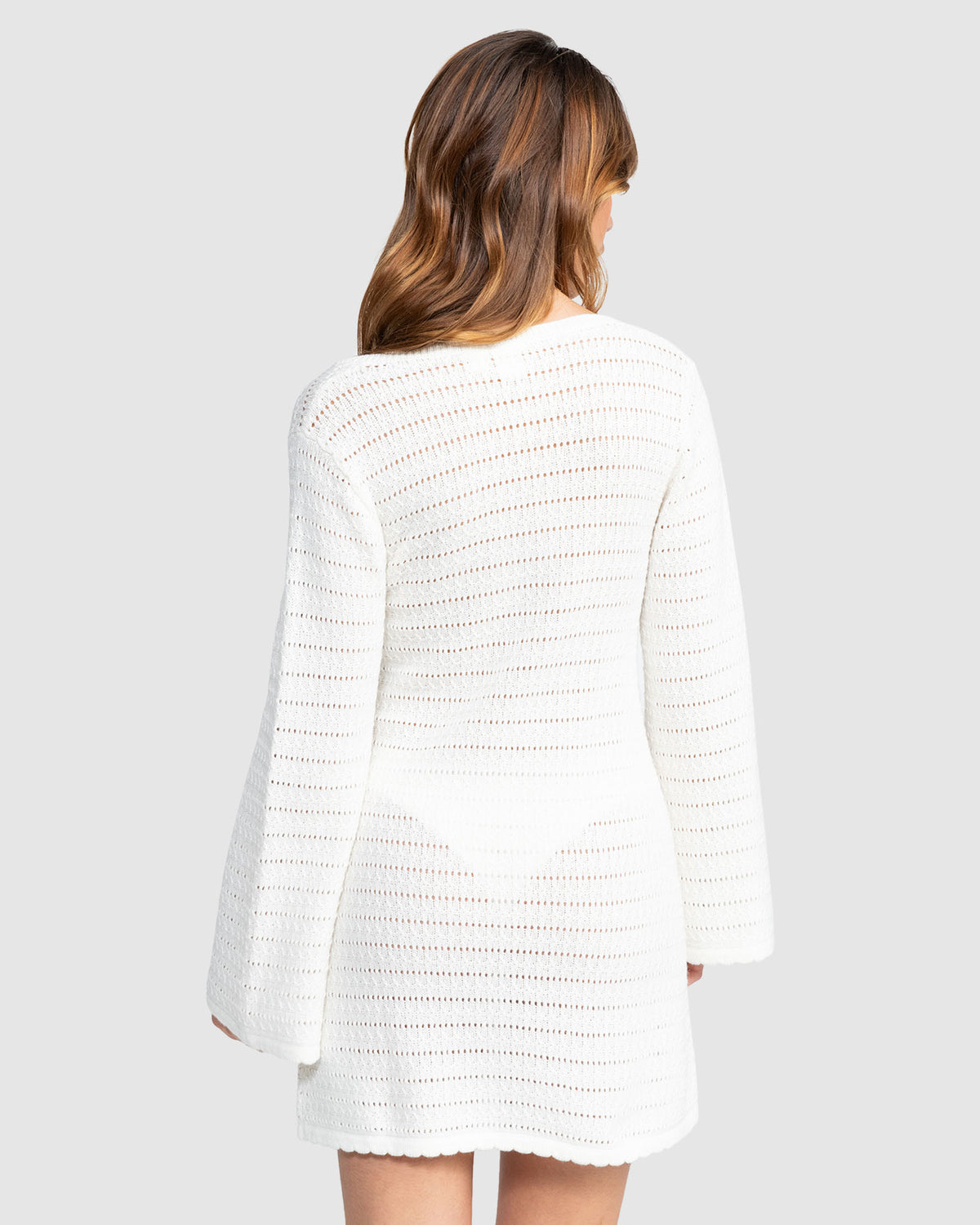 Womens Beach Lights Mini Dress
