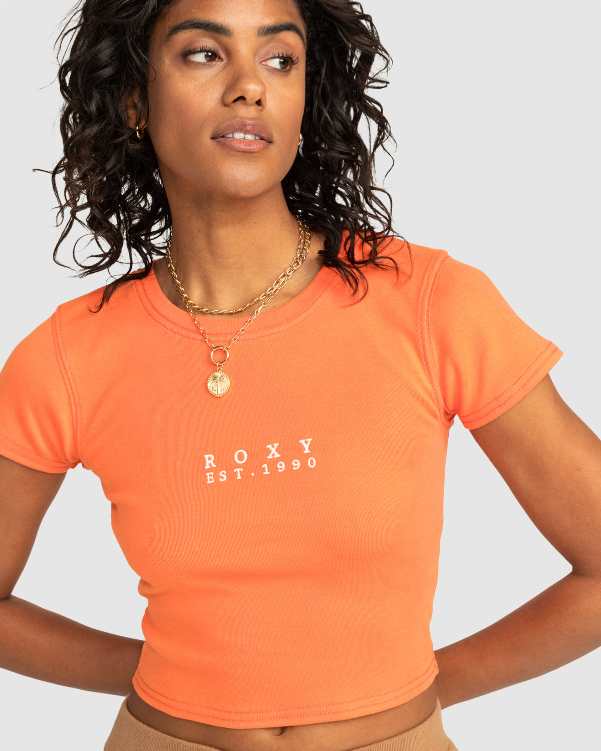 Womens Roxy All Day Crop Top
