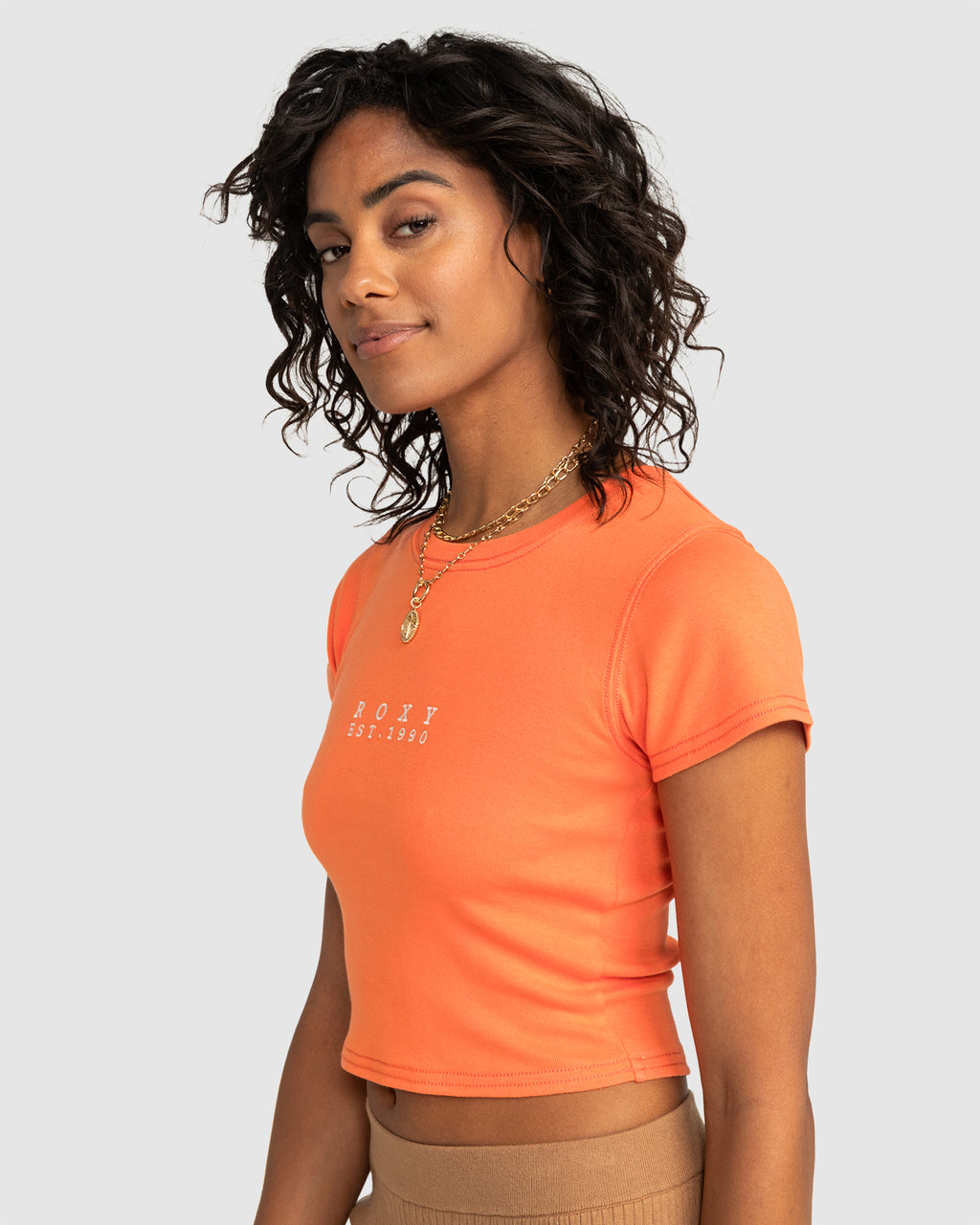 Womens Roxy All Day Crop Top