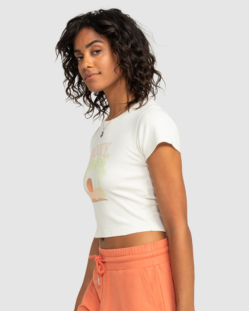 Womens Roxy All Day Crop Top