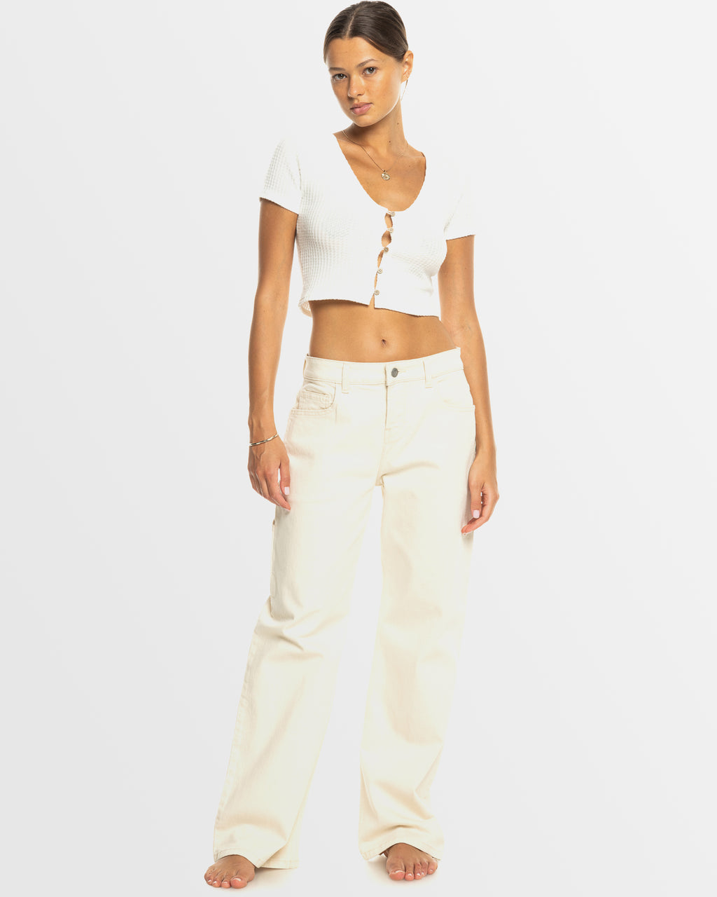 Womens Born With It Crop Top