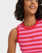 Womens Iconic Days Stripes Tank Top