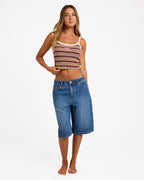 Womens Whatever Forever Cropped Tank Top