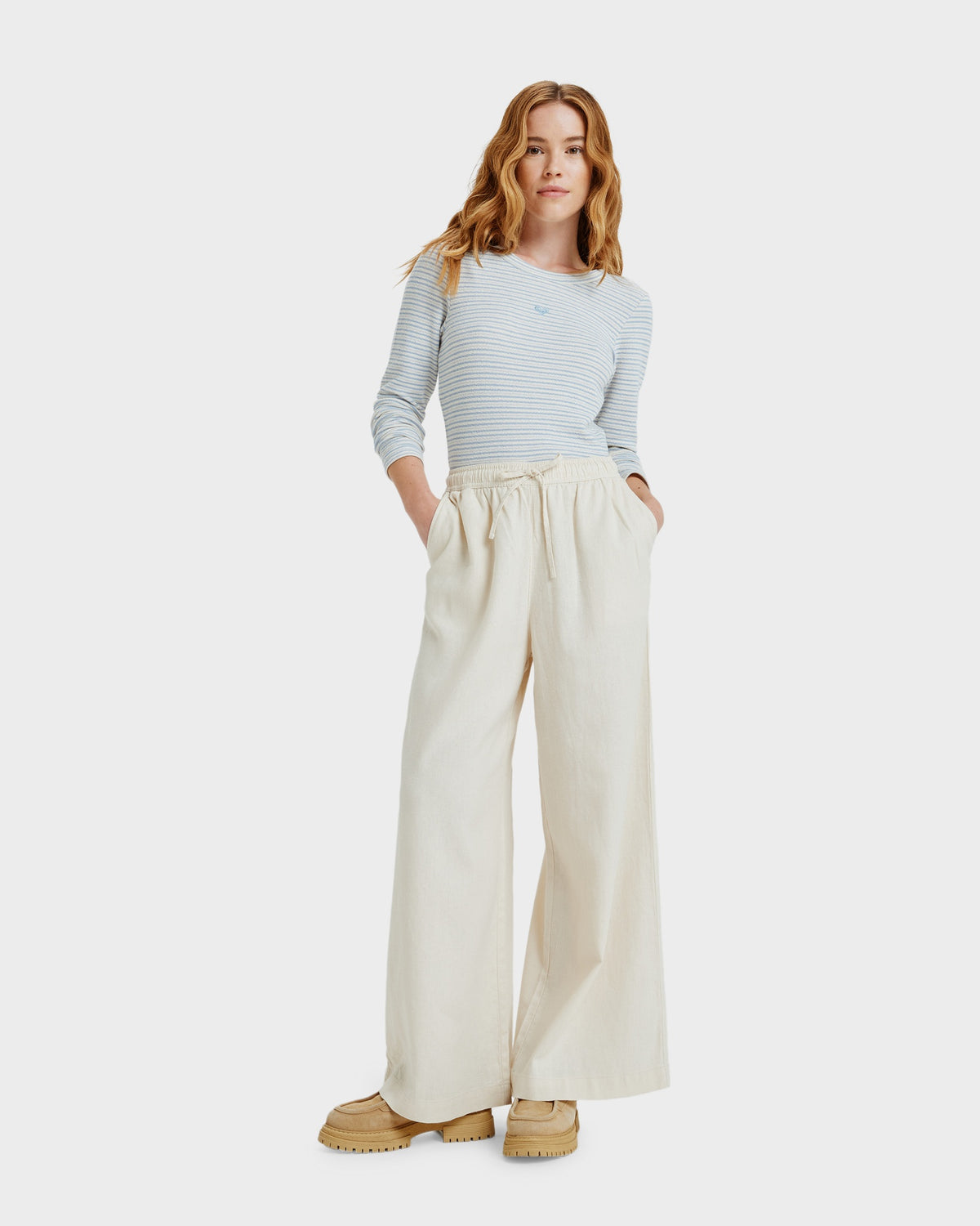Womens Lekeitio Break Mid Elastic Waist Pants