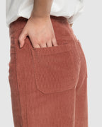 Womens Winter Around Wide Leg Corduroy Pants