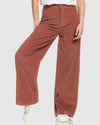 Womens Winter Around Wide Leg Corduroy Pants