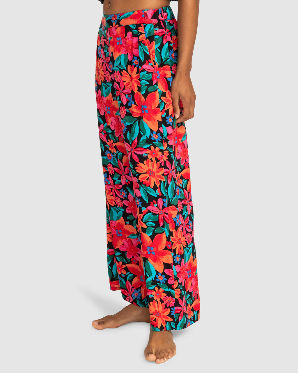 Womens Midnight Avenue Wide Leg Printed Pants