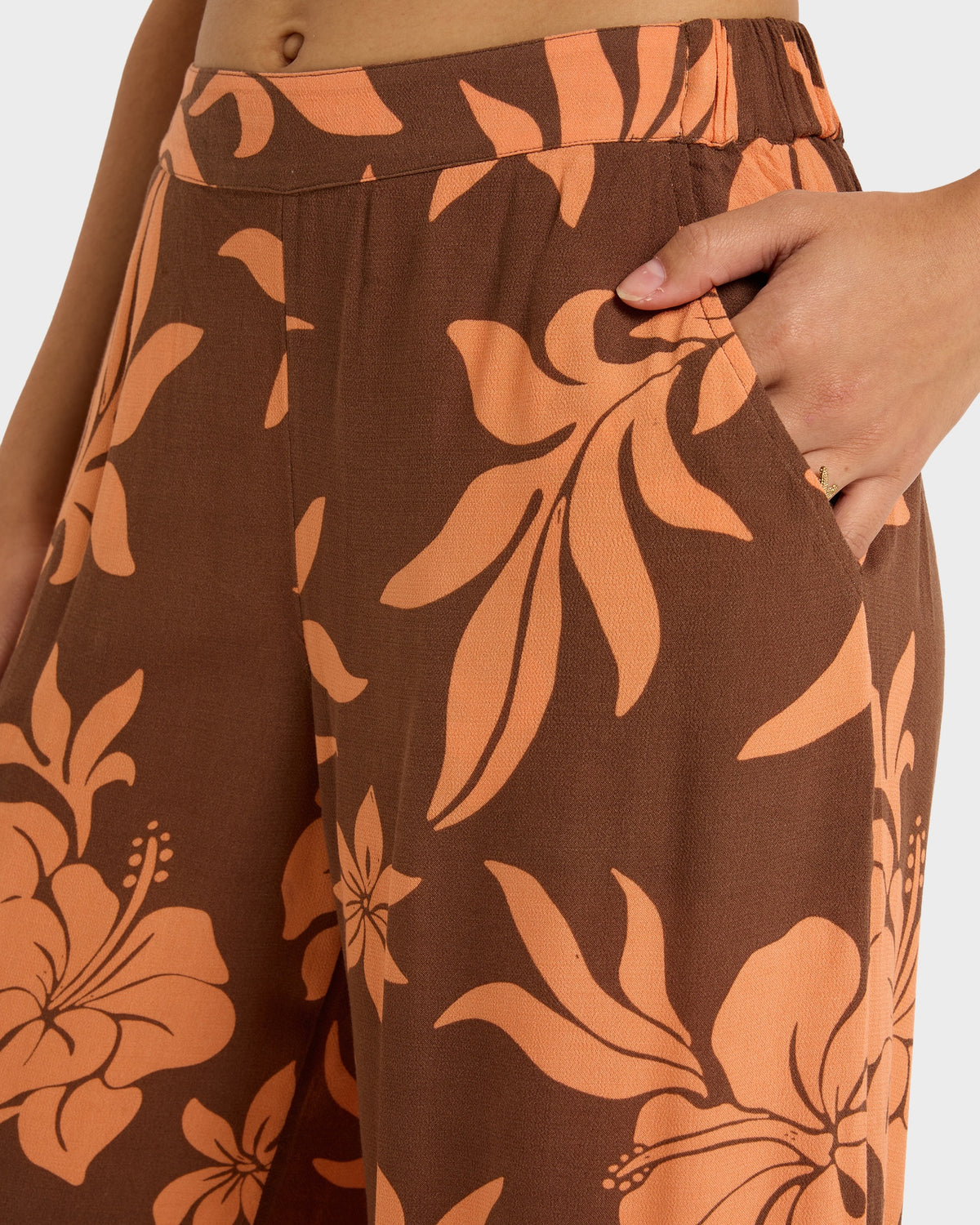 Womens Midnight Avenue Crepe Beach Pants