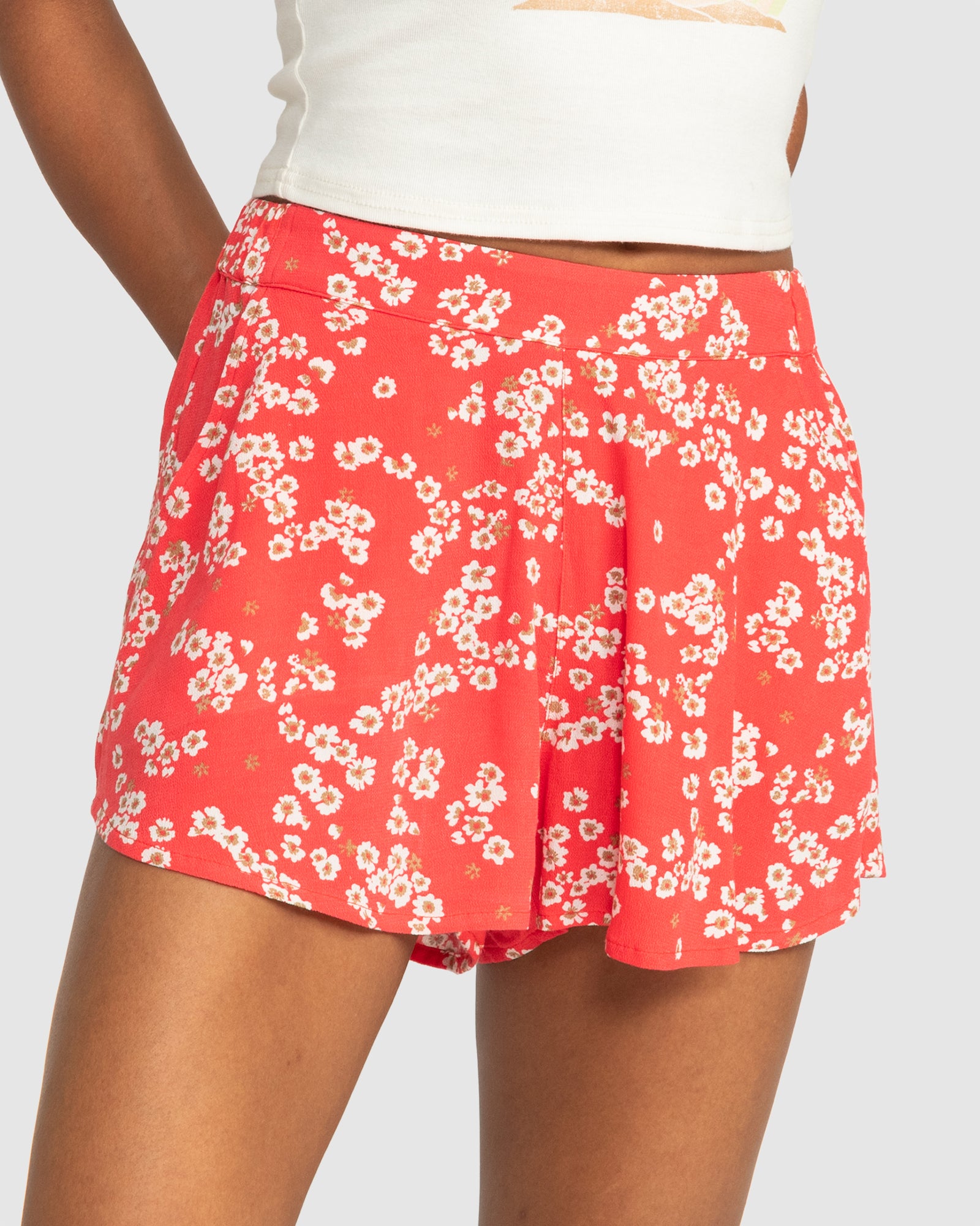 Womens Midnight Avenue Relaxed Fit Printed Shorts Australia