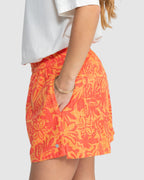 Womens Lekeitio Bay Printed Elastic Waist Shorts
