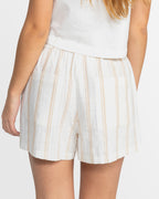 Womens Lekeitio Bay Stripe Elastic Waist Shorts