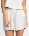 Womens Lekeitio Bay Stripe Elastic Waist Shorts