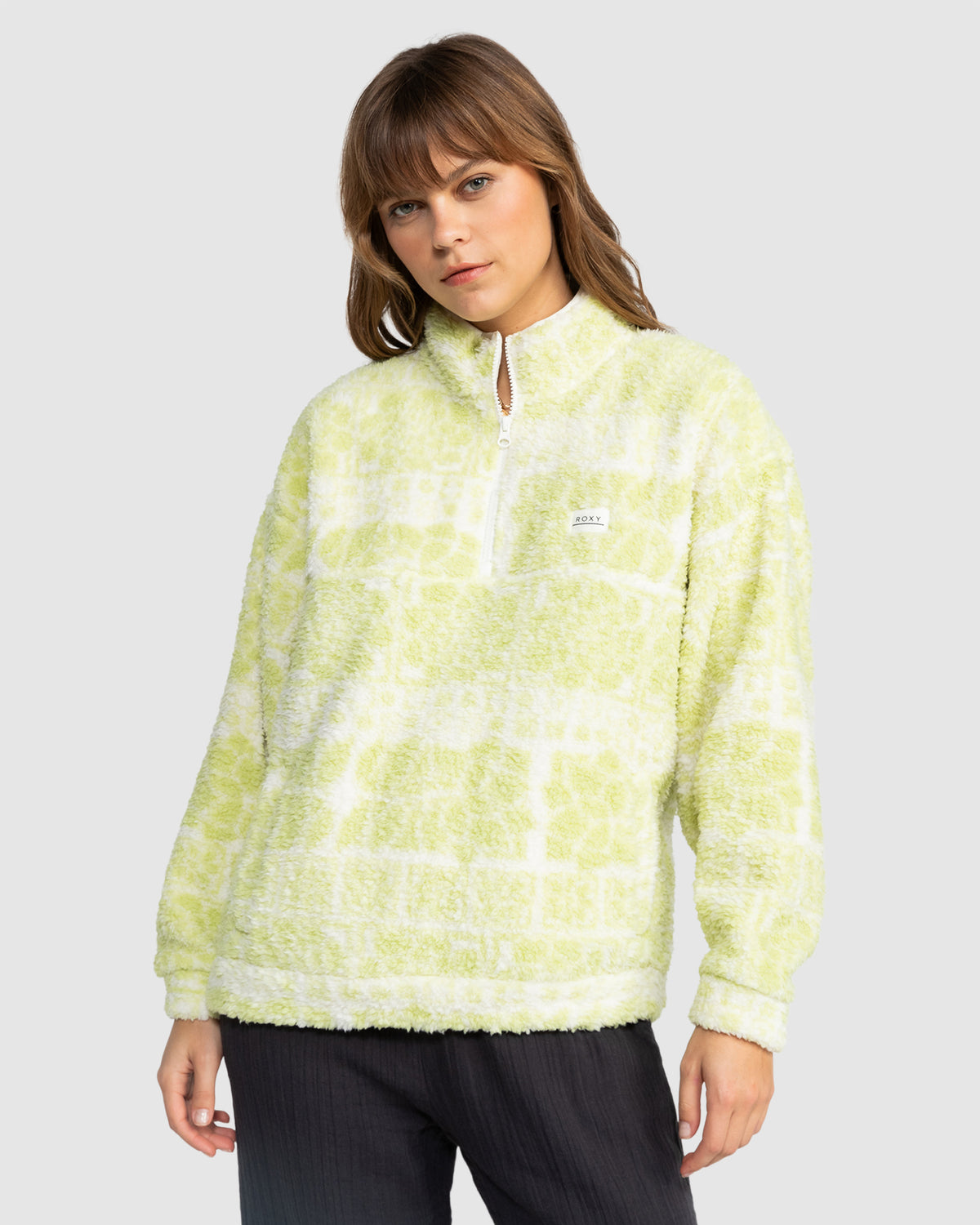 Womens Jive Talking Half Zip Polar Fleece Top