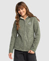 Womens Petal Fever Polar Fleece Zip Up Hoodie