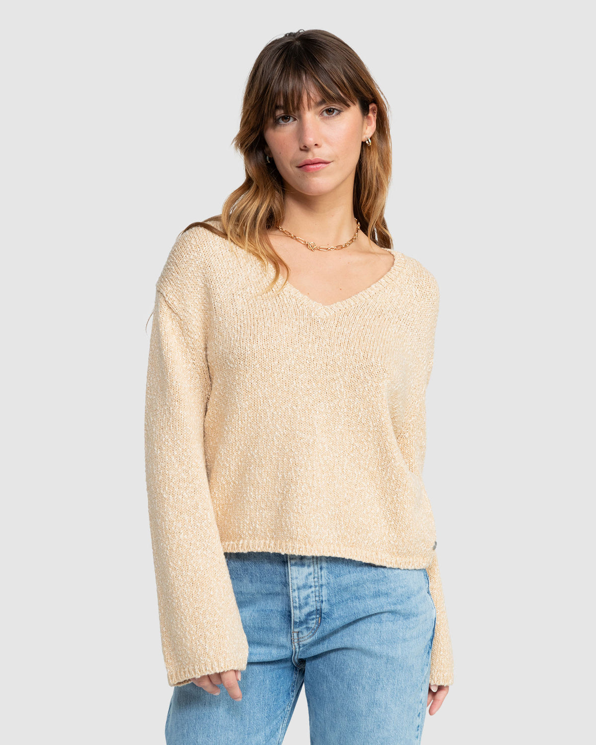 Womens California Crush V-Neck Sweater
