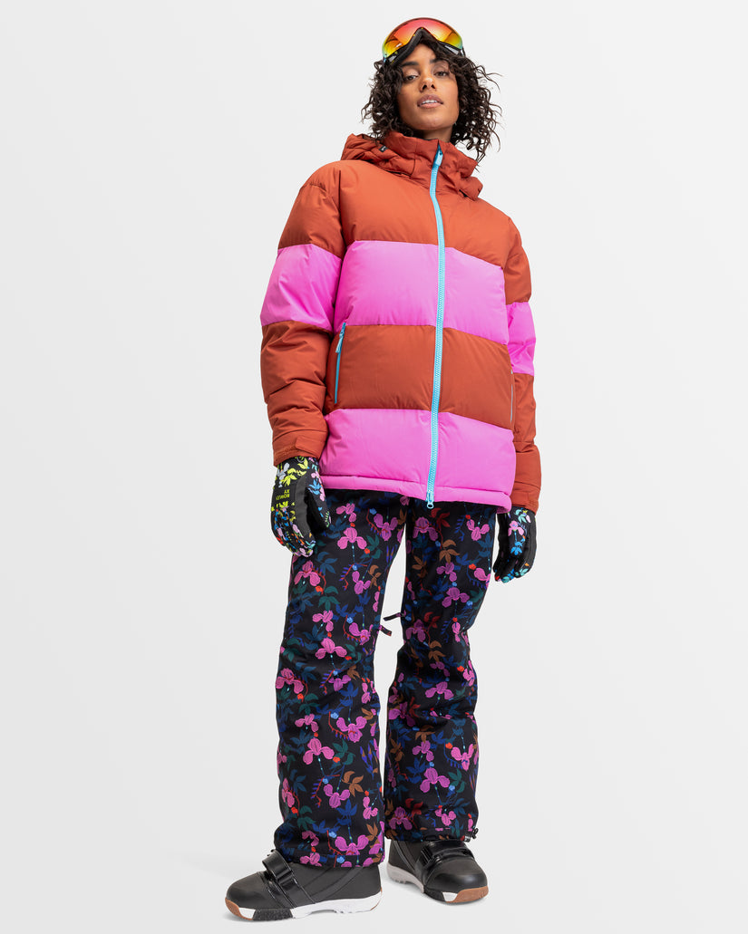 Womens Roxy X Rowley Block Puffer Snow Jacket