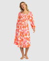 Womens Sunshine Spirit Midi Dress