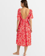 Womens Golden Dawn Midi Fit & Flare Midi Dress