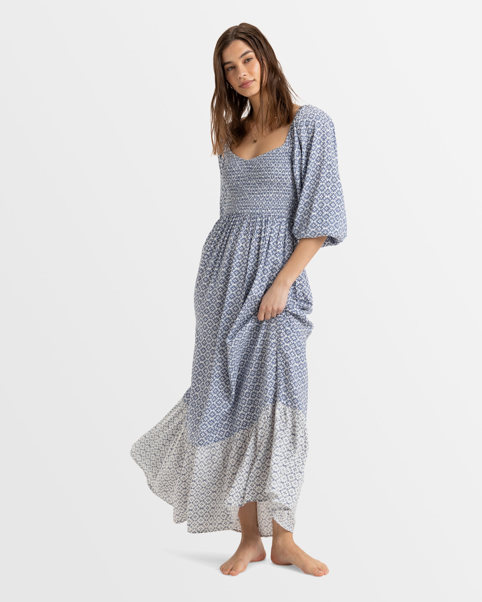 Womens Borderline Maxi Dress Australia